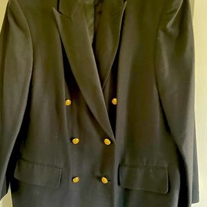 Black wool blazer